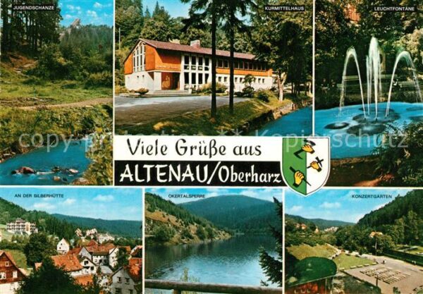 Altenau Harz Jugendschanze Kurmittelhaus Leuchtfontä