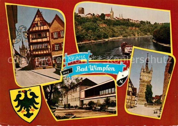 Bad Wimpfen Fachwerk Neckarpartie Park Turm