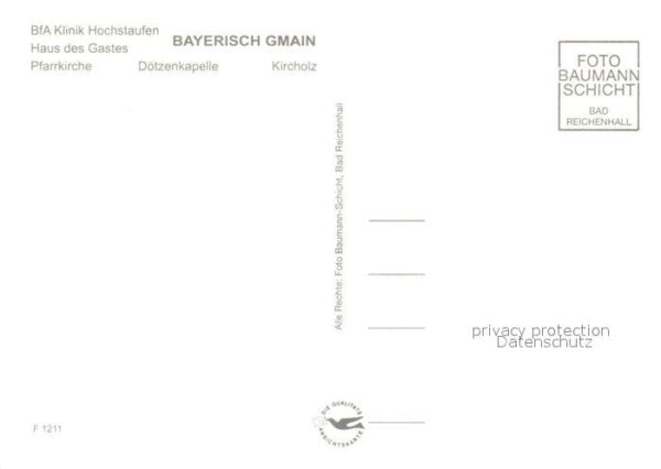 Bayerisch Gmain BfA Klinik Hochstaufen Haus des Gastes – Bild 2
