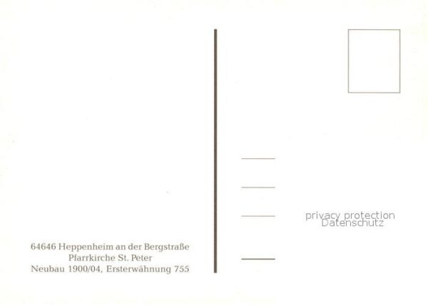 Heppenheim Bergstrasse Pfarrkirche St Peter – Bild 2