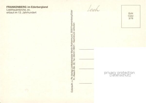 Frankenberg Eder Ev Liebfrauenkirche Details – Bild 2
