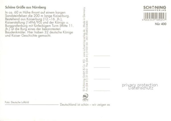 Nuernberg Fliegeraufnahme mit Kaiserburg – Bild 2