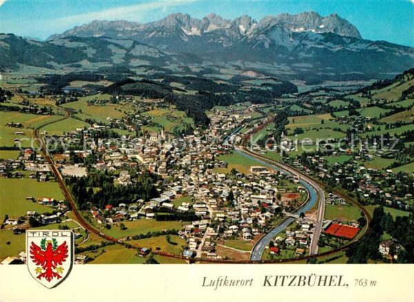 Kitzbuehel Tirol Fliegeraufnahme