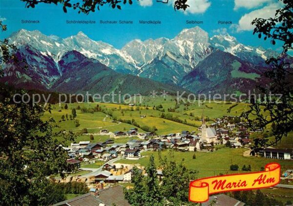 Maria Alm Steinernen Meer Panorama Pinzgauer Saalachtal