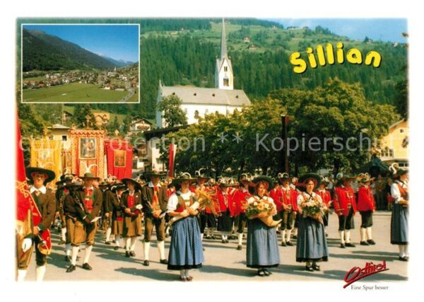 Sillian Tirol Musikanten und Marketenderinnen aus Pan