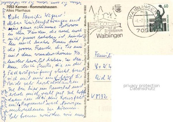 Rommelshausen Altes Pfarrhaus – Bild 2