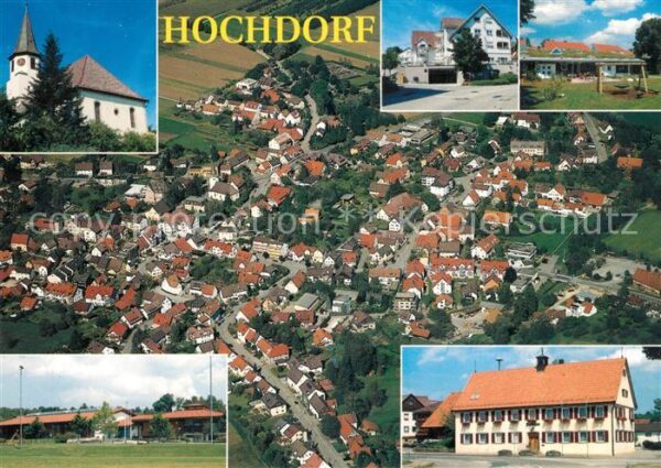 Hochdorf Plochingen Fliegeraufnahme Teilansichten