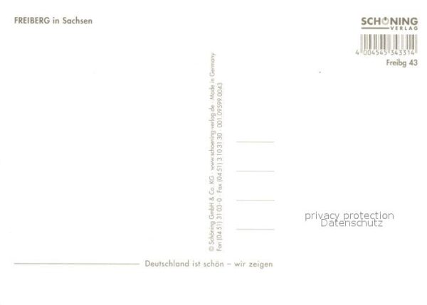 Freiberg Sachsen Denkmal Marktbrunnen Säule Kirche – Bild 2