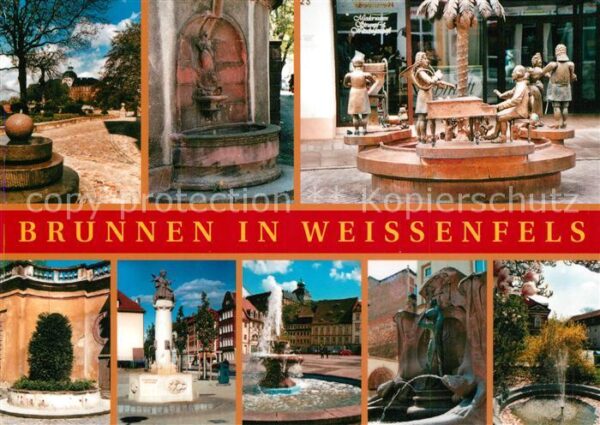 Weissenfels Saale Georgenbergbrunnen Schlossbrunnen Märch