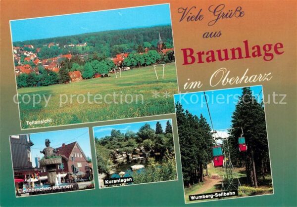 Braunlage Panorama Eichhörnchenbrunnen Kuranlagen