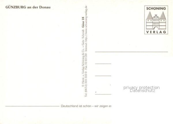 Guenzburg Schlosspark Marktplatz Stadttor Strasse – Bild 2