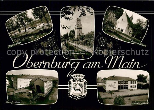 Obernburg Main Mainanlage Almosenturm St Anna Kapelle