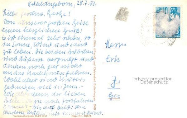 Kuehlungsborn Ostseebad Möwe Segelboot – Bild 2