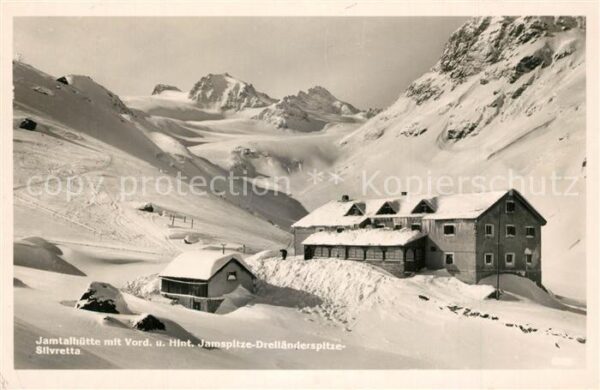 Jamtalhuette Jamspitze-Dreiländerspitze Silvretta