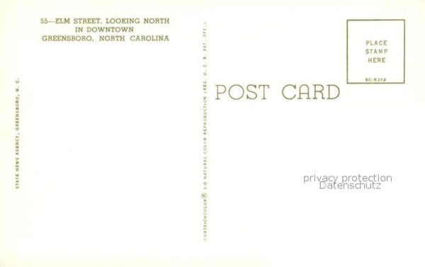 Greensboro North Carolina Elm Street – Bild 2
