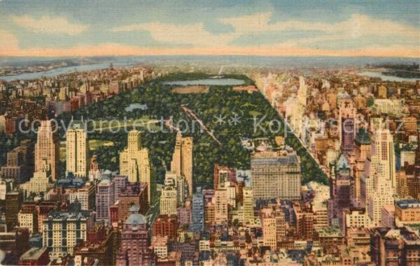 New York City Rockefeller Center Observation Roof