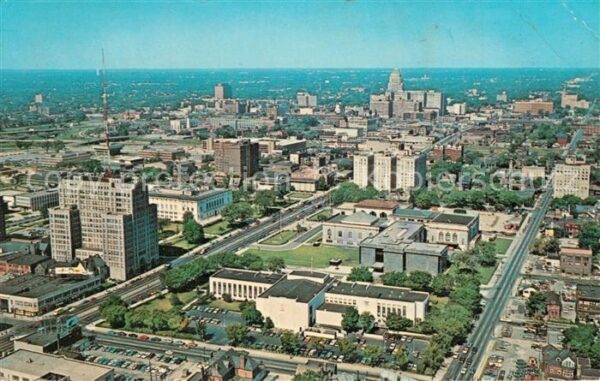 Detroit Michigan Cultural Center Area