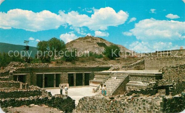 San Juan Teotihuacan Templo de las Mariposas Piramidede la L