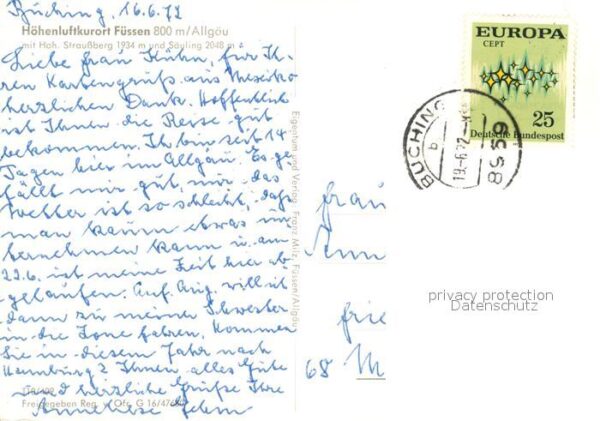 Fuessen Allgaeu Hoh. Straussberg Säuling – Bild 2