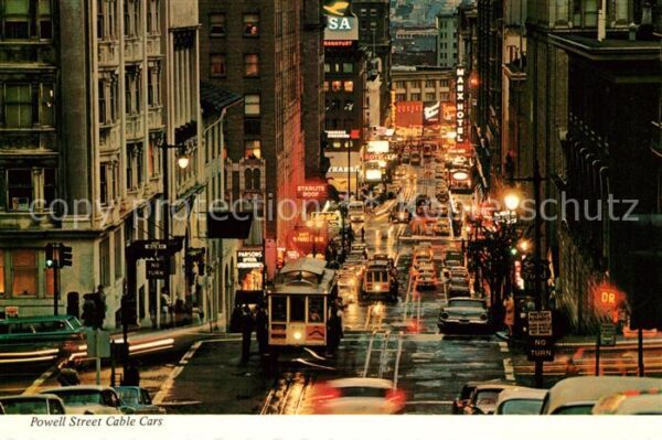 San Francisco California Powell Street Cable Cars