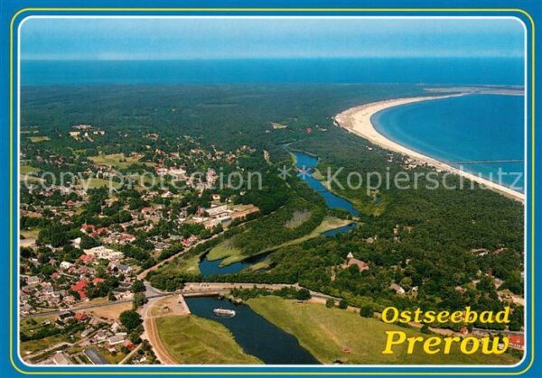 Prerow Ostseebad Fliegeraufnahme
