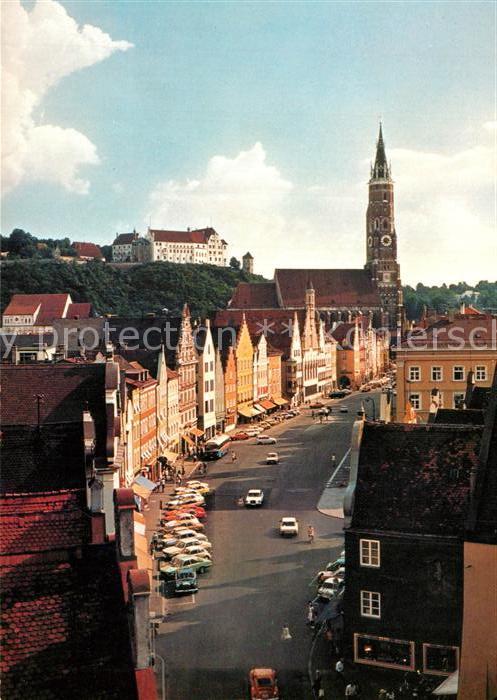 Landshut Isar St Martin Burg Trausnitz