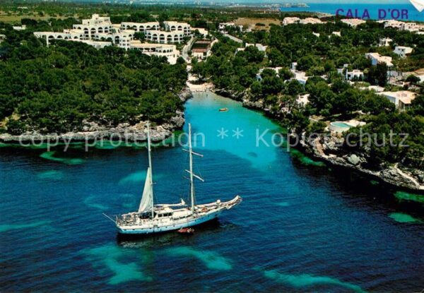 Cala d Or Bucht Segelschiff