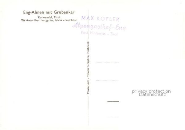 Hinterriss Tirol Eng-Almen Grubenkar – Bild 2