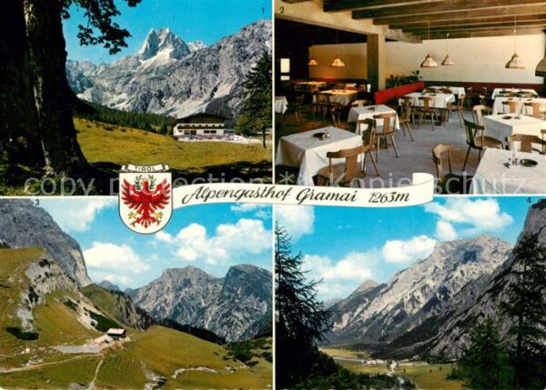 Pertisau Achensee Alpengasthof Gramai Lamsen-Spitze Rappe