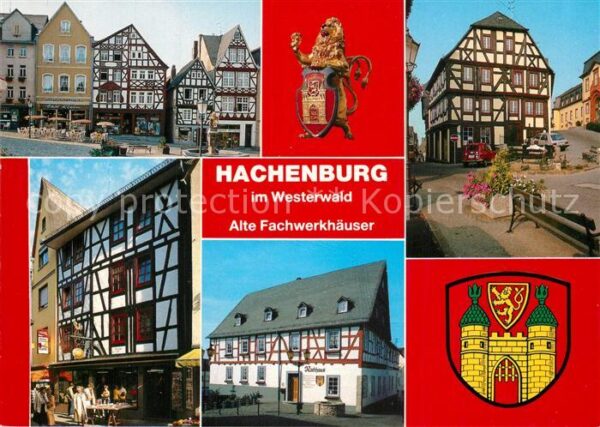 Hachenburg Westerwald Alte Fachwerkhäuser