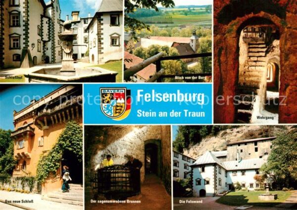 Stein Traun Felsenburg Schlosshof Felswand