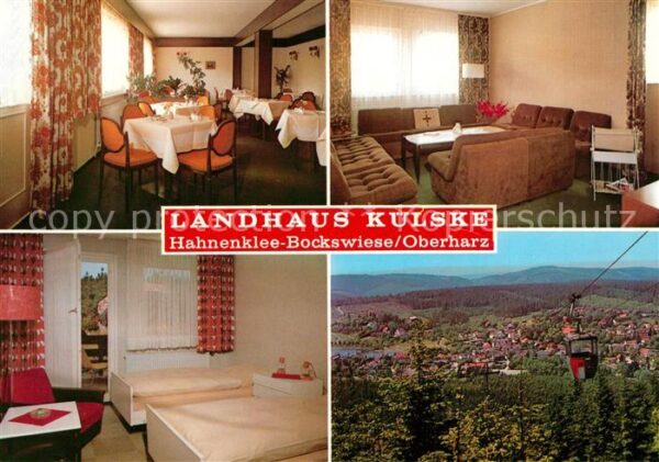 Bockswiese-Hahnenklee Harz Landhaus Külske Seilbahn
