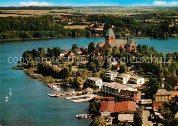 Ratzeburg Domhalbinsel Fliegeraufnahme