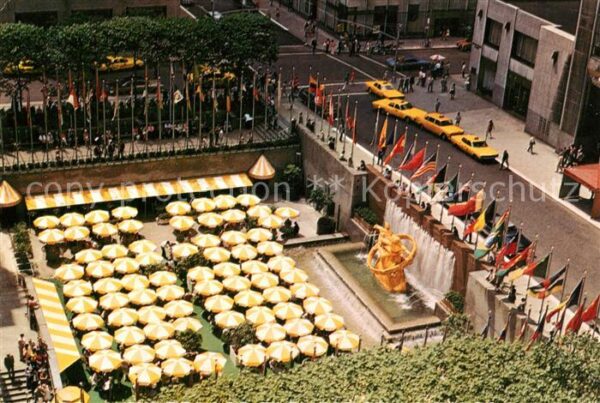 New York City Outdoor Promenade Cafe Rockfeller Cente