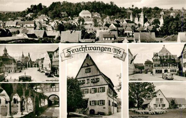 Feuchtwangen Marktplatz Jugendherberge Heimatmuseum