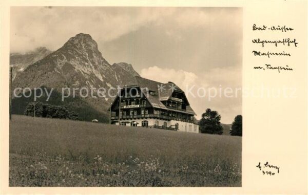Bad Aussee Steiermark Alpengasthof Wasnerin