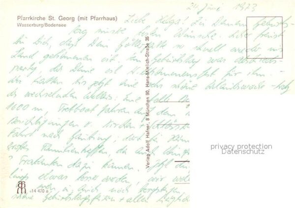 Wasserburg Bodensee Pfarrkirche St. Georg Pfarrhaus – Bild 2