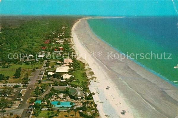 Sea Island Beach Aerial View