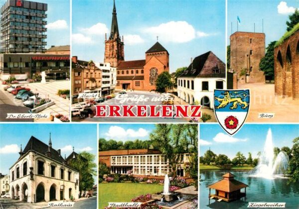 Erkelenz Dr.-Eberle-Platz Stadthalle Markt Burg