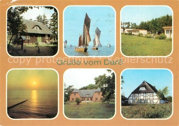 Darss Region Ostsee Prerow Rohrdachhaus Zeesenbootregatta B