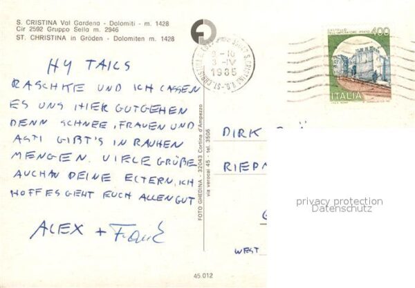 Santa Cristina Valgardena Gruppo Sella – Bild 2