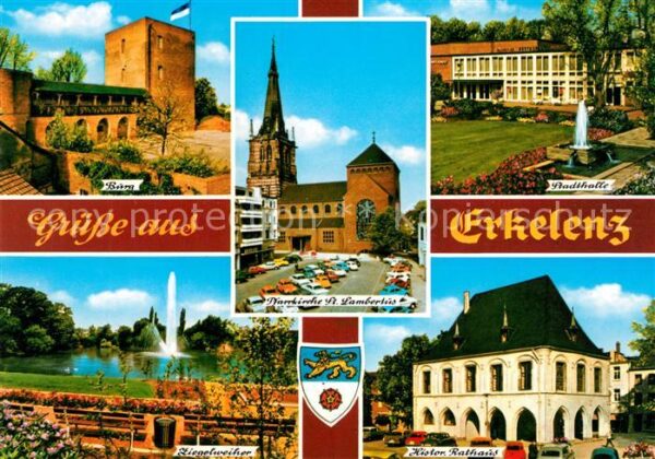 Erkelenz Burg Stadthalle Ziegelweiher Rathaus Ki