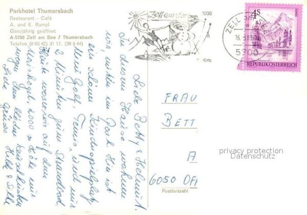 Thumersbach  Parkhotel Thumersbach – Bild 2