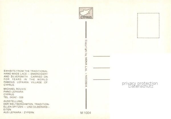 Lefkara Ausstellung Handarbeit Silberarbeiten S – Bild 2