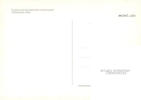 Berlin Evangelisches Johannesstift Schönwalder – Bild 2