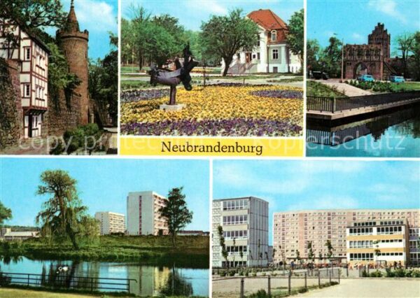 Neubrandenburg Wiekhaus Mönchenturm Erich-Weinert- und