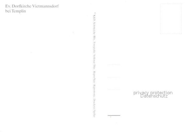 Templin Evangelische Dorfkirche Vietmannsdorf – Bild 2