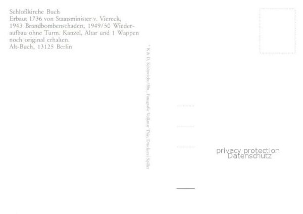 Buch Berlin Schlosskirche Buch – Bild 2