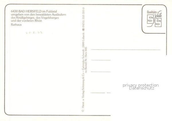 Bad Hersfeld Rathaus – Bild 2