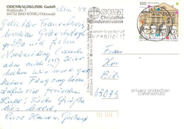 Bad Koenig Odenwald Odenwaldklinik – Bild 2